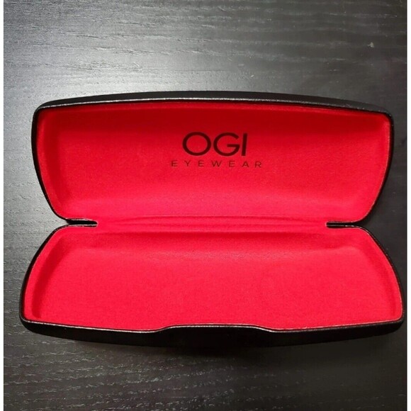 Womens OGI Mulberry Designer Cat Eyeglasses Frames And Case 50-16-140 Made Japan - Picture 6 of 7